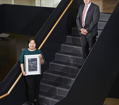 3rd place Idea Award: POMCAT project (Photo: Magali Hauser / KIT)