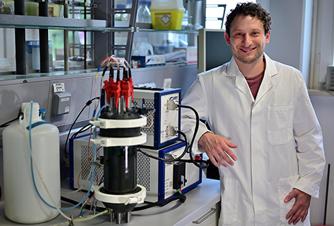 The electro-bioreactor for industrial scale