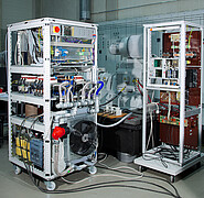 Test rig for measuring electric drives up to 15,000 rpm and a maximum power of 215 kW. (Image: ETI / KIT)