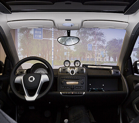 Virtueller Fahrlehrer für Megacities (Bild: Patrick Langer / KIT)