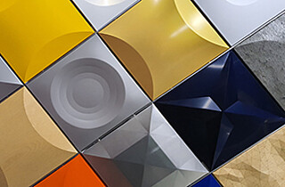 Polyhedral deformation of metal panels with differential pressure