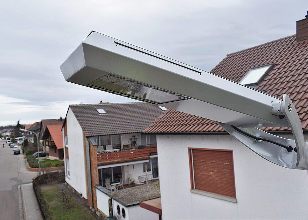In Maxdorf, economical mid-power LEDs were installed in 2019 for better and more sustainable illumination in the Musikerviertel district. Test operation confirms longevity, energy efficiency and better visual comfort of the new luminaires. (Picture: Pfalzwerke Netz AG)