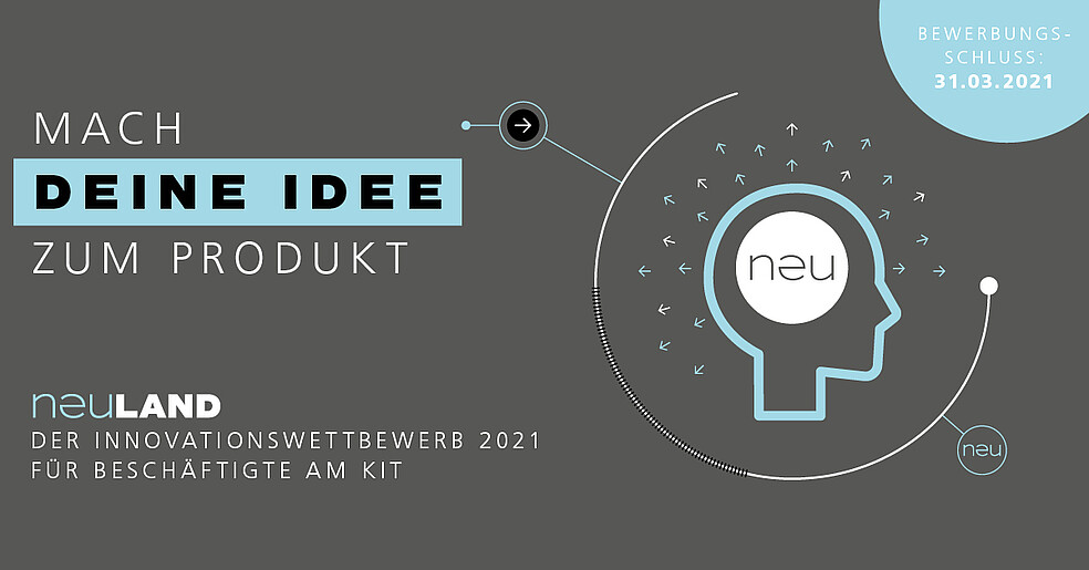 Der Innovationswettbewerb NEULAND für Beschäftigte geht 2021 in die 9. Runde.