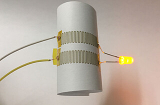 Printing flexible electronics