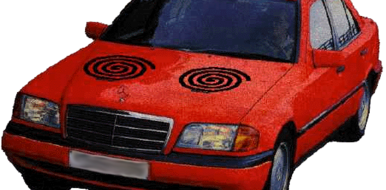 Car with a MIMO radar system
