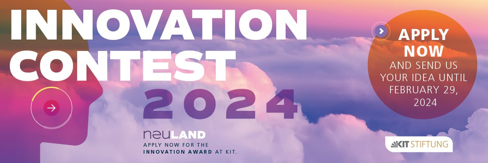 The NEULAND Innovation Contest is open to KIT employees. Project ideas can be submitted until February 29, 2024. (Image: KIT)