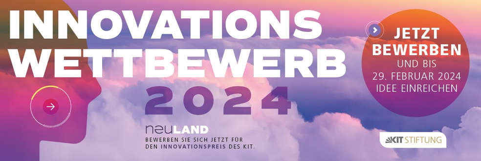 Der Innovationswettbewerb NEULAND richtet sich an Beschäftigte des KIT. Bis 29. Februar 2024 können Projektideen eingereicht werden. (Bild: KIT)