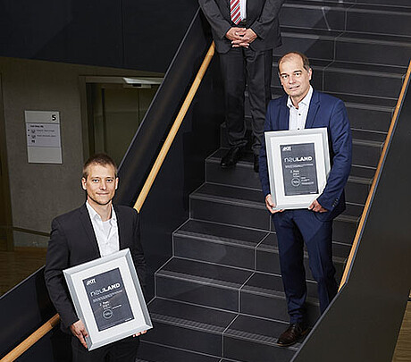 2nd place Transfer Award: Project RE3ASON (Photo: Magali Hauser / KIT)