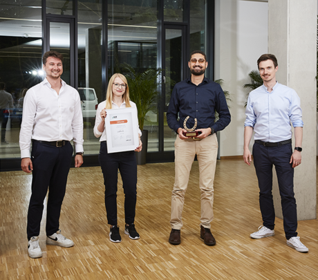 Catavis gewinnt den Jurypreis sowie den Publikumspreis. (Bild: Magali Hauser / KIT)